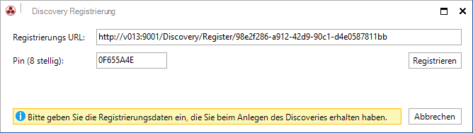 Docusnap-Discovery-Service-Registrierung