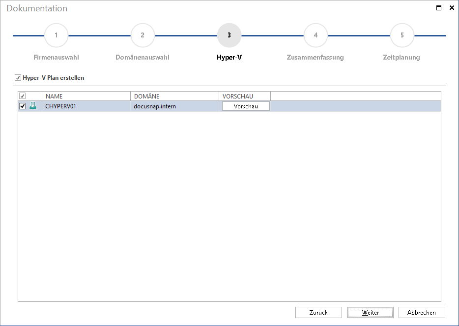 Docusnap-Dokumentation-HyperV