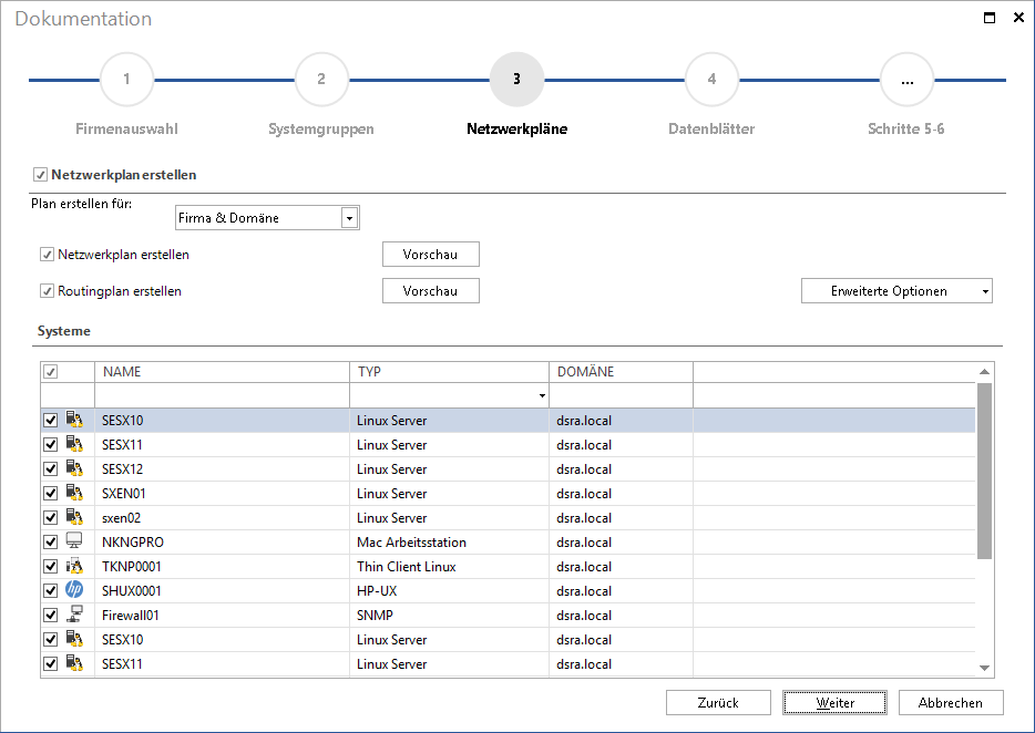 Docusnap-Dokumentation-Systemgruppen-Netzwerkplan