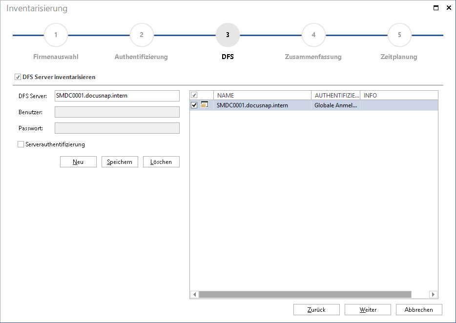 Docusnap-Inventarisierung-DFS