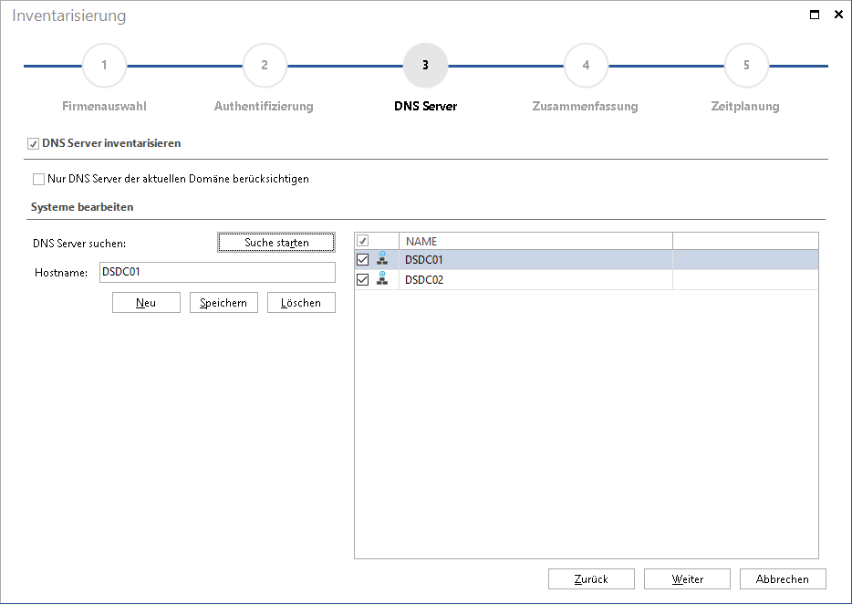 Docusnap-Inventarisierung-DNS-Server