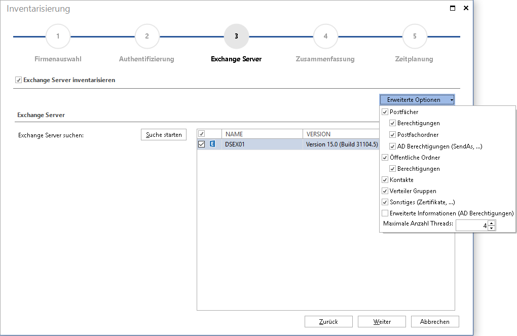 Docusnap-Inventarisierung-Exchange-Server