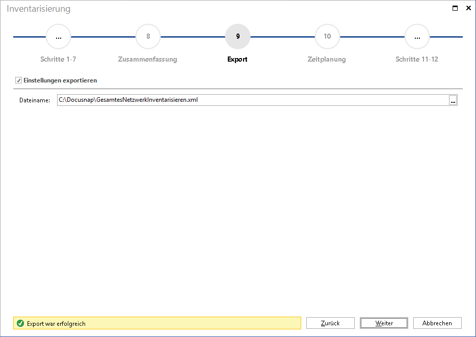 Docusnap-Inventarisierung-Export