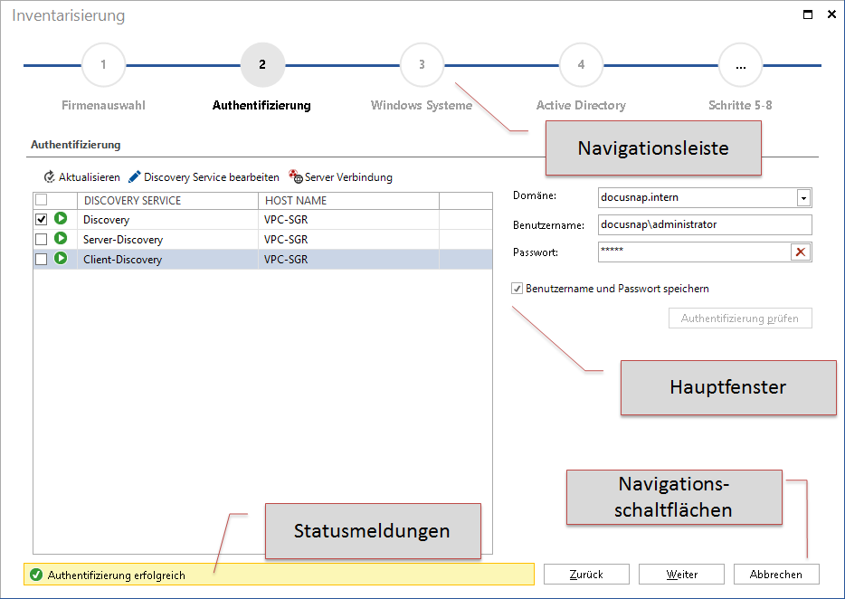 Docusnap-Inventarisierung-Firmenauswahl-Grundlagen-Assistenten