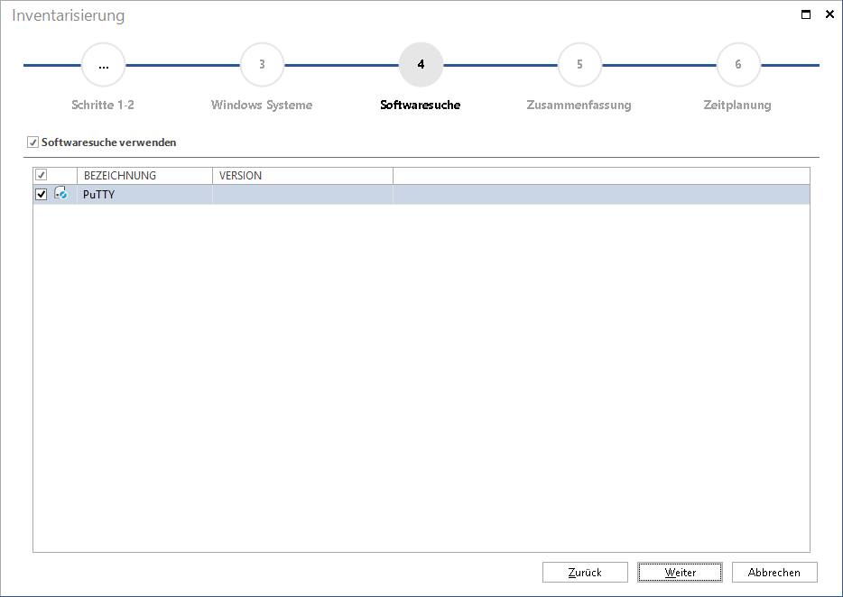 Docusnap-Inventarisierung-Softwaresuche