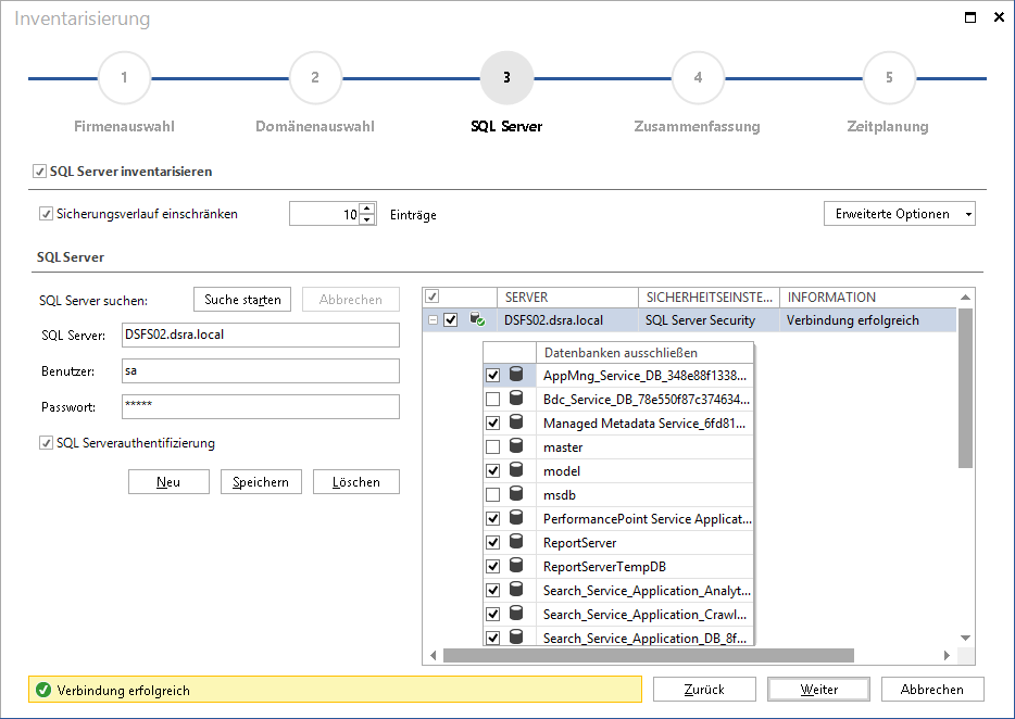 Docusnap-Inventarisierung-SQL-Server