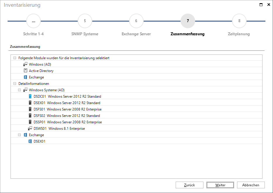 Docusnap-Inventarisierung-Zusammenfassung