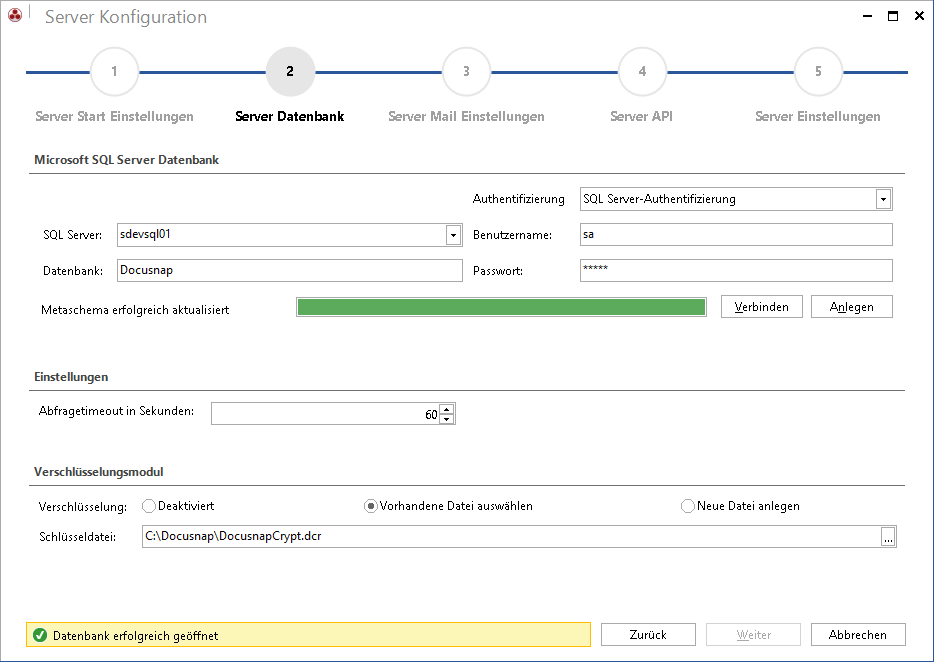 Docusnap-Konfiguration-Server-Datenbank