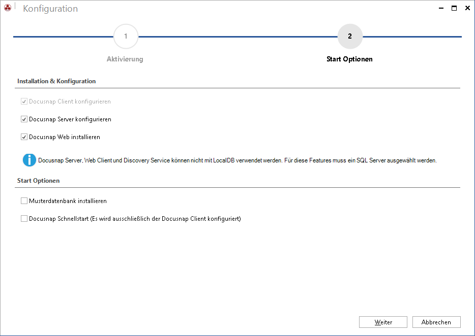 Docusnap-Konfiguration-StartOptionen