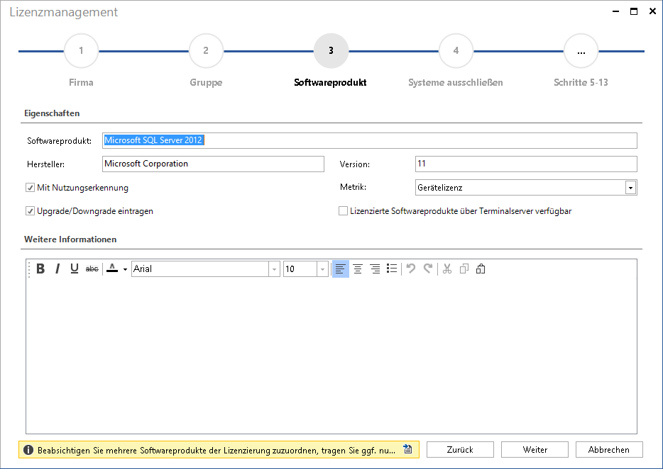 Docusnap-Lizenzmanagement-Produkt