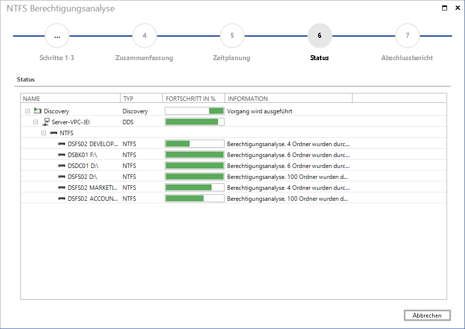 Docusnap-NTFS-Berechtigungsanalyse-Status