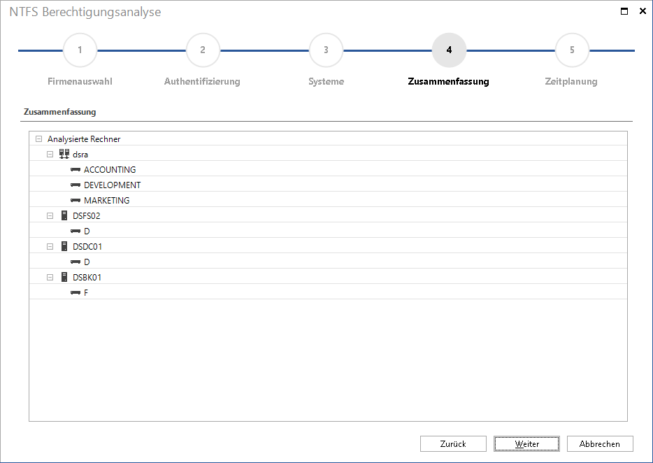 Docusnap-NTFS-Berechtigungsanalyse-Zusammenfassung