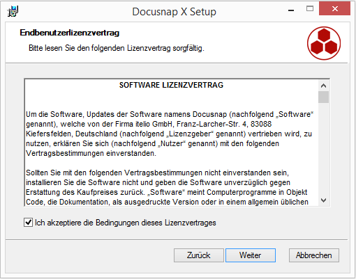 Docusnap-Setup-Endbenutzerlizenzvertrag