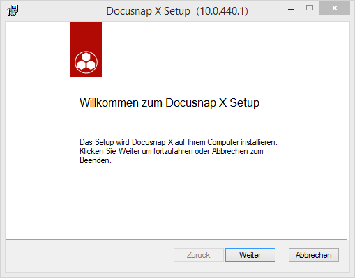 Docusnap-Setup-Willkommen