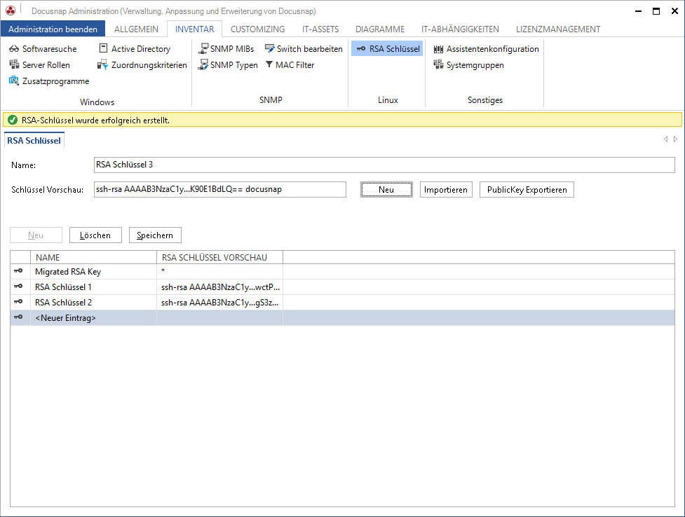 Docusnap-Administration-RSA-erstellen