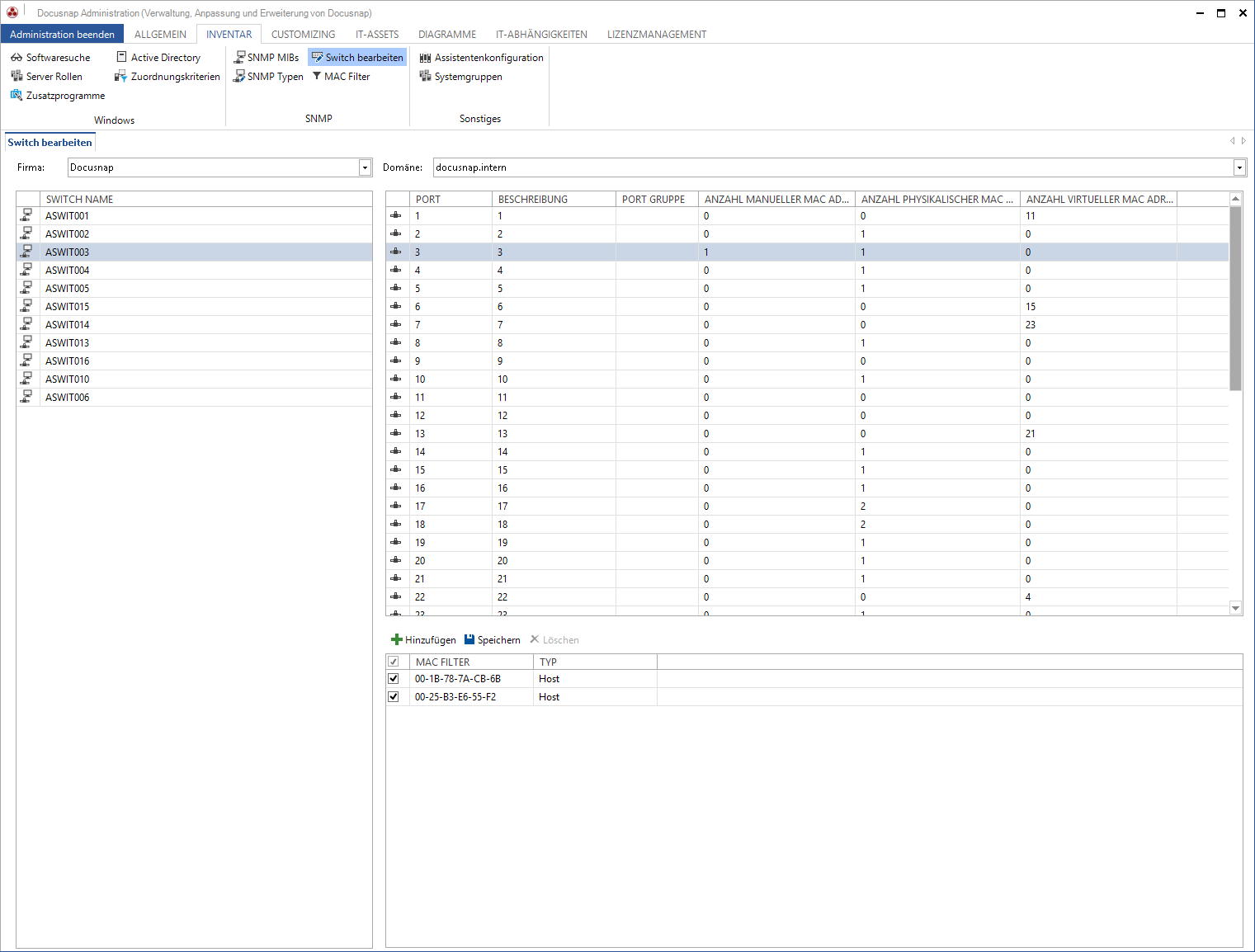 Docusnap-Administration-Switch-bearbeiten