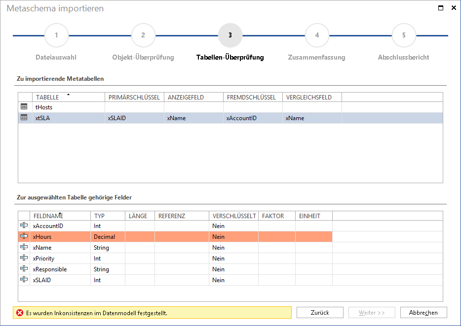 Docusnap-Metaschema-importieren-Tabellen-Ueberpruefen-fehler