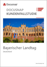 Titelseite Kundenfallstudie Bayerischer Landtag