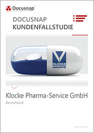 Titelseite Kundenfallstudie Klocke Pharma-Service GmbH