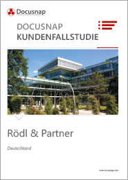 Titelseite Kundenfallstudie Rödl & Partner