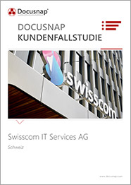 Titelseite Kundenfallstudie Swisscom IT Service AG